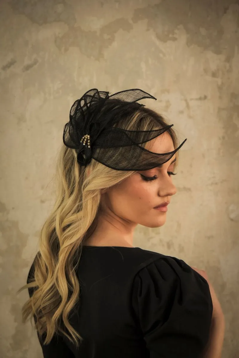 Adrian Nero - crni fascinator Adrian Nero - crni fascinator