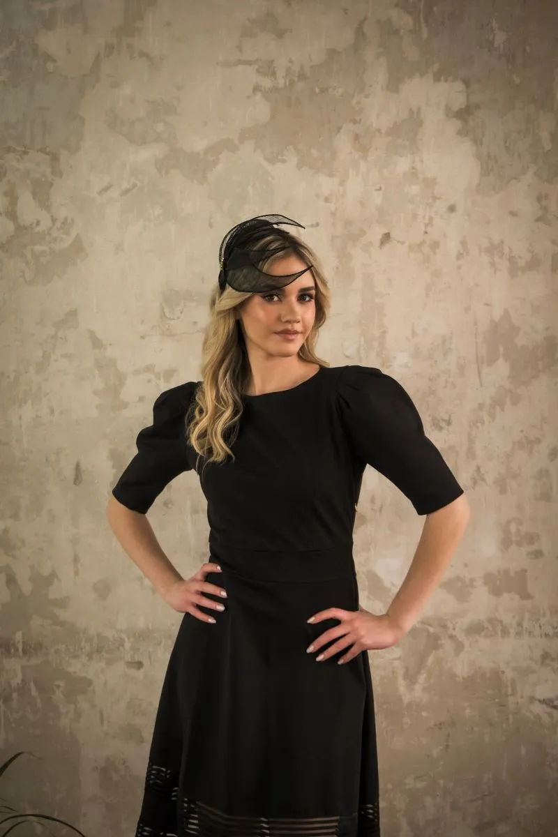 Adrian Nero - crni fascinator Adrian Nero - crni fascinator