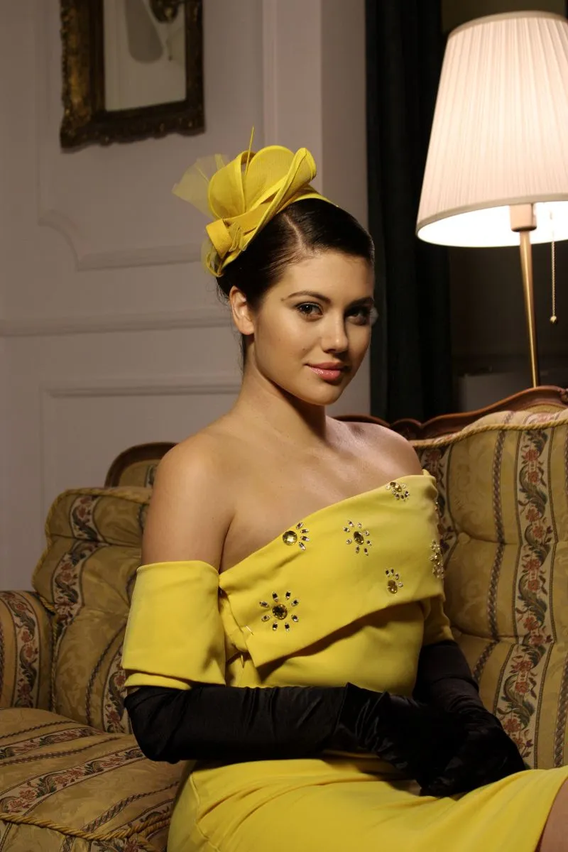 Leonardo Lemoni - žuti fascinator Leonardo Lemoni - žuti fascinator